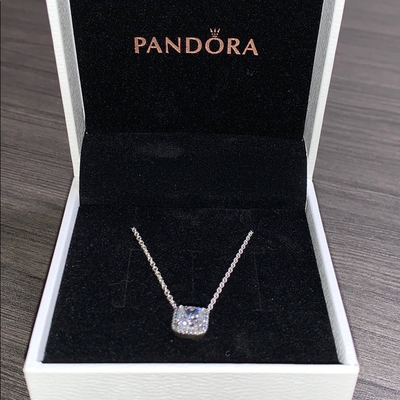 Pandora | Jewelry | Square Sparkle Halo 